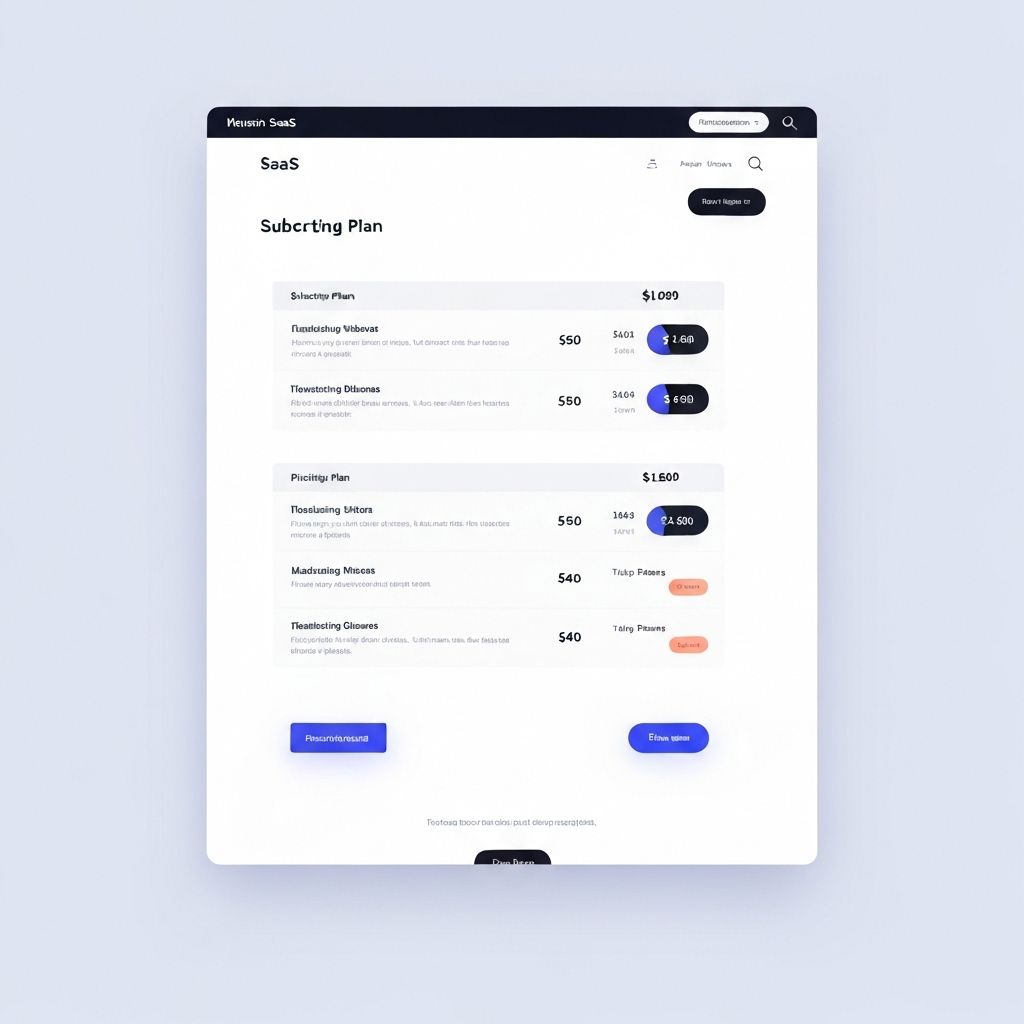 SaaS 产品落地页